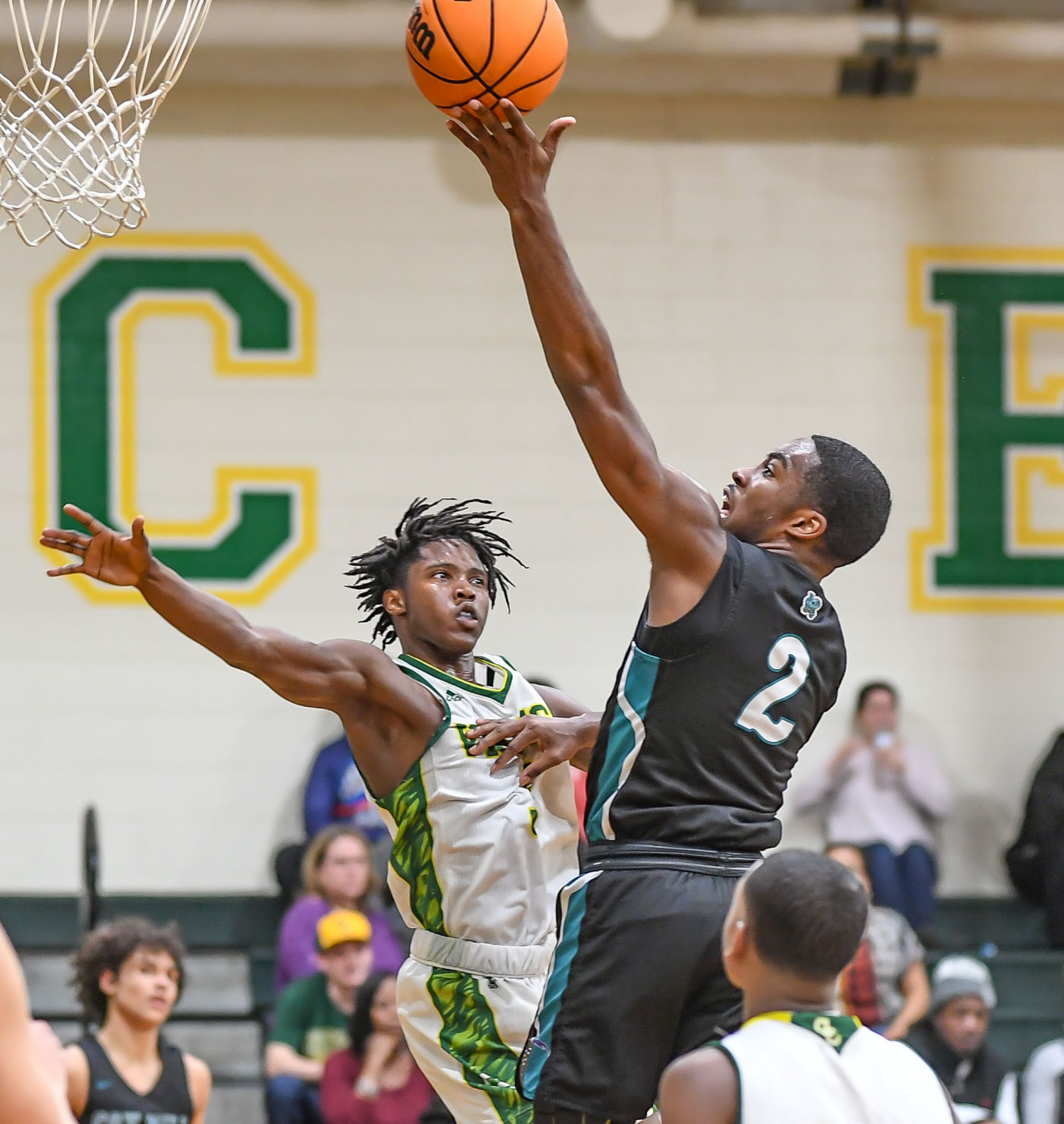Friday night high school basketball action